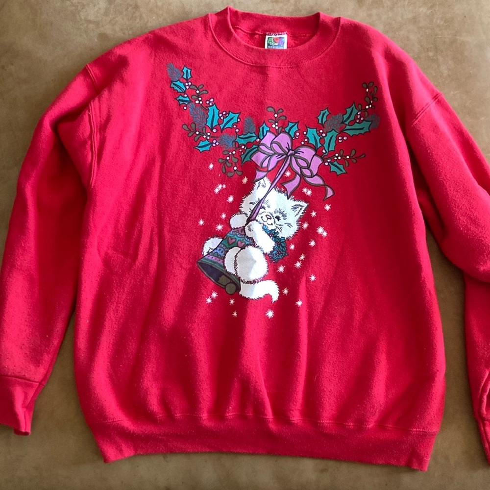 Vintage Christmas Sweater Size L